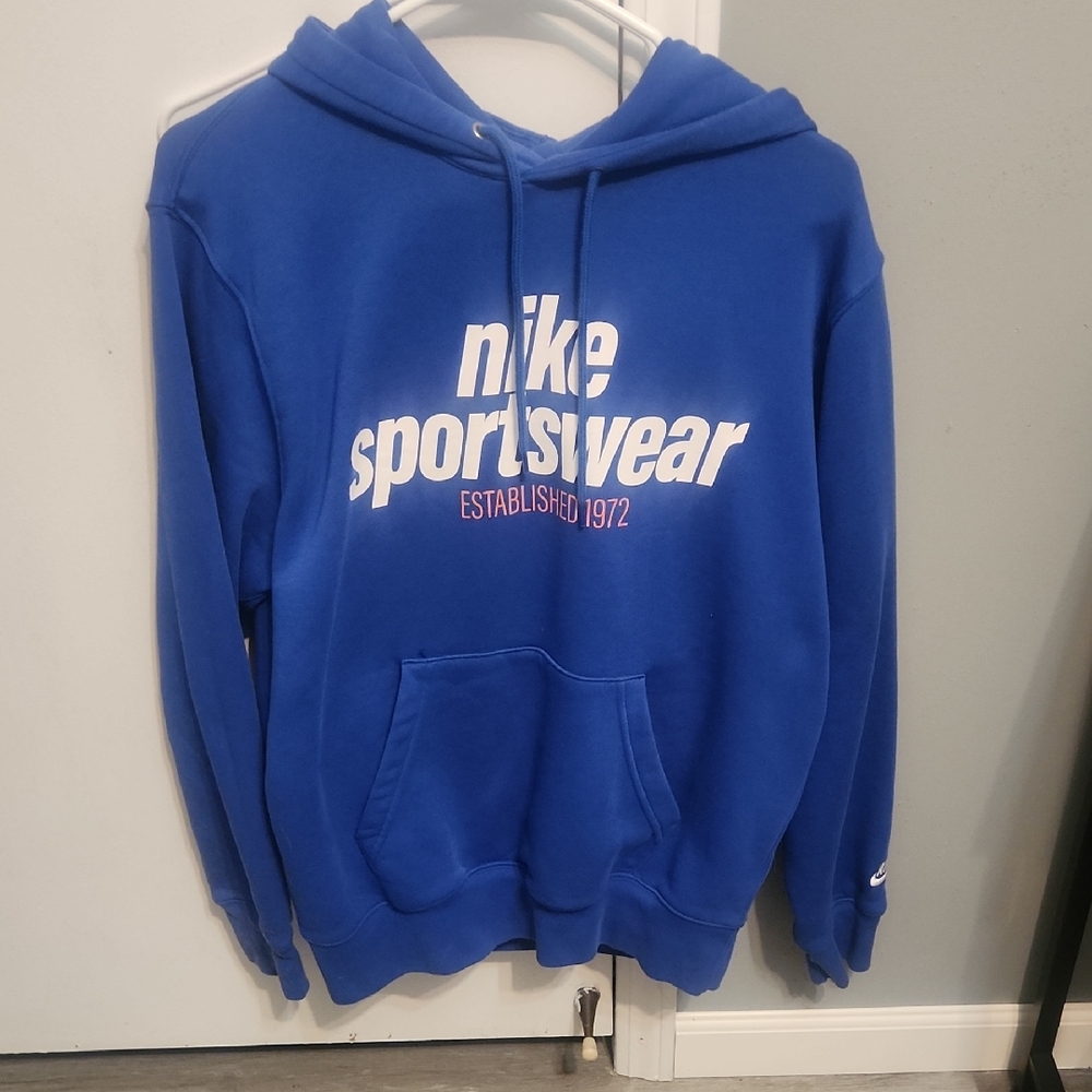 Nike Blue Athletic Sweater Pullover